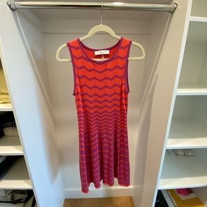 Trina Turk pink and orange dress